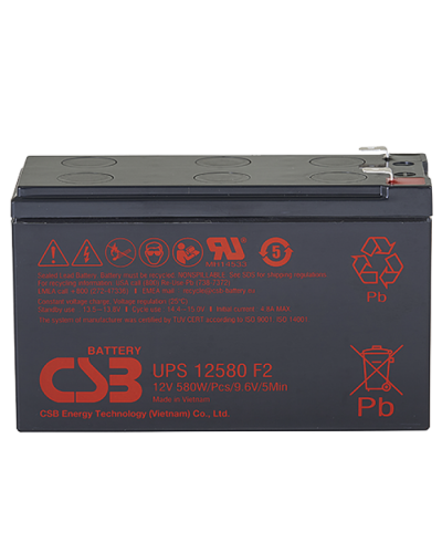 CSB UPS 12580. Аккумулятор герметичный свинцово-кислотный. CSB в Новошахтинске
