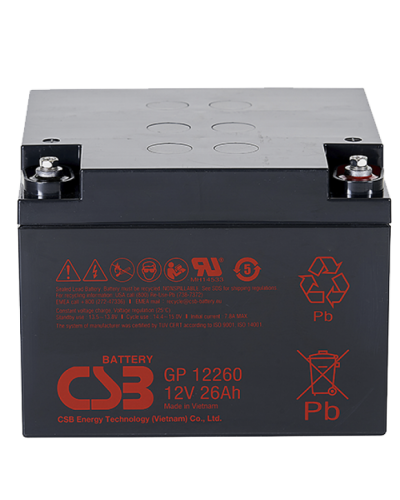 CSB GP 12260. Аккумулятор герметичный свинцово-кислотный. CSB в Новошахтинске