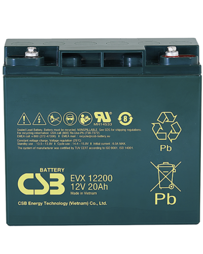 CSB EVX 12200. Аккумулятор герметичный свинцово-кислотный. CSB в Новошахтинске