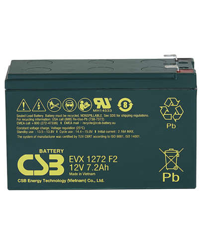 CSB EVX 1272. Аккумулятор герметичный свинцово-кислотный. CSB в Новошахтинске