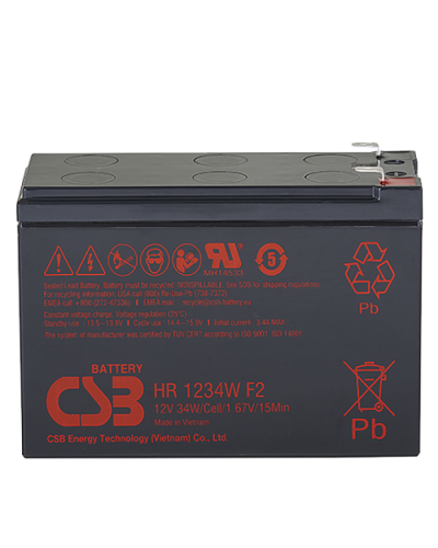 CSB HR 1234W. Аккумулятор герметичный свинцово-кислотный. CSB в Новошахтинске