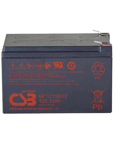 CSB GP 12120. Аккумулятор герметичный свинцово-кислотный. CSB в Новошахтинске