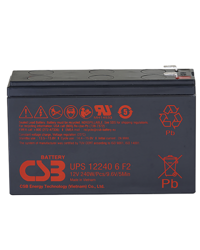 CSB UPS 122406. Аккумулятор герметичный свинцово-кислотный. CSB в Новошахтинске