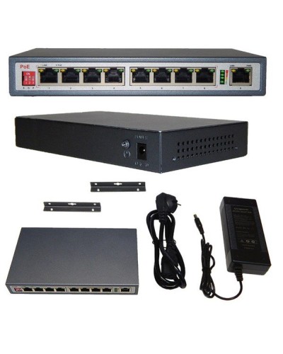 CO-SWP9C. Коммутатор 8-портовый  Gigabit Ethernet с PoE. ComOnyx в Новошахтинске