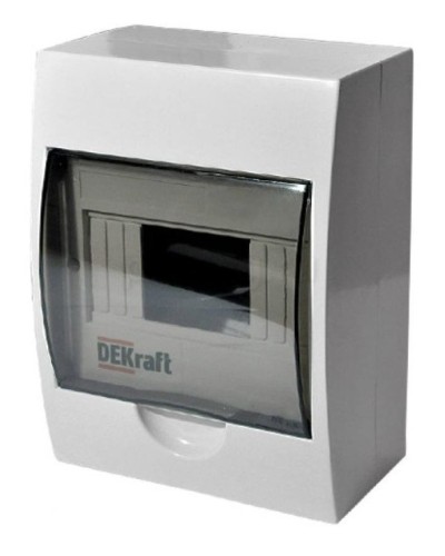 ЩРН-П-8 IP41 настенный (31010DEK). Щиток модульный с прозрачной дверцей. DEKraft в Новошахтинске