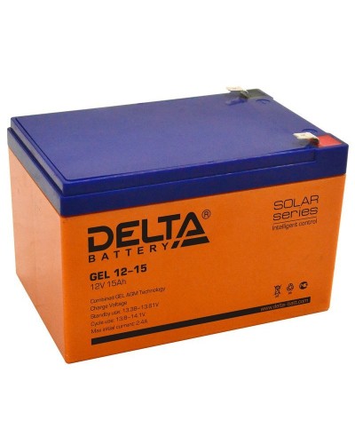 Delta GEL 12-15. Аккумулятор герметичный свинцово-кислотный. Delta в Новошахтинске