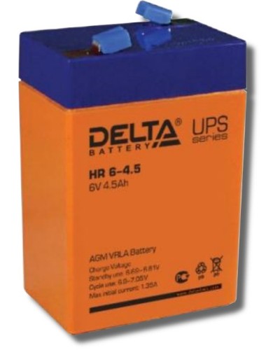Delta HR 6-4.5. Аккумулятор герметичный свинцово-кислотный. Delta в Новошахтинске
