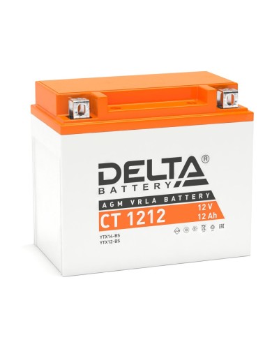 Delta CT 1212. Аккумулятор герметичный свинцово-кислотный стартерный. Delta в Новошахтинске