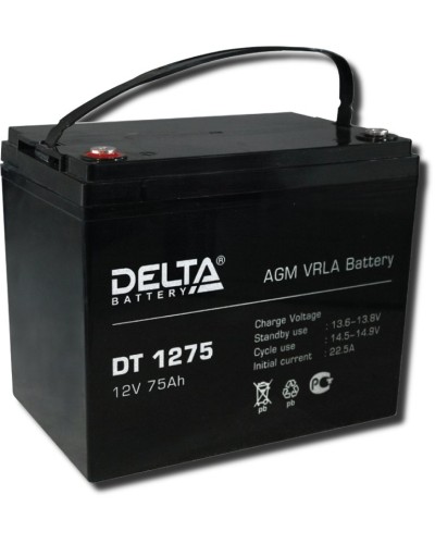 Delta DT 1275. Аккумулятор герметичный свинцово-кислотный. Delta в Новошахтинске