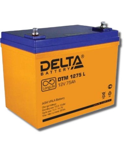 Delta DTM 1275 L. Аккумулятор герметичный свинцово-кислотный. Delta в Новошахтинске