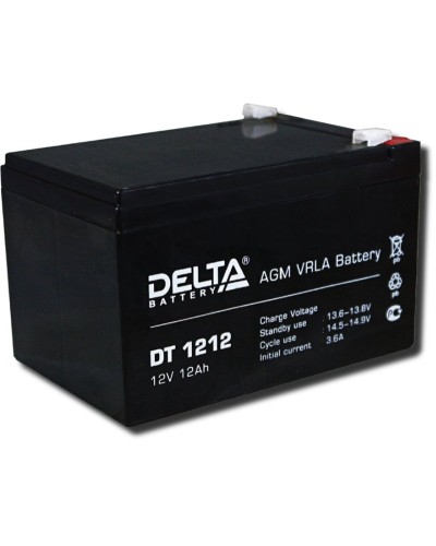 Delta DT 1212. Аккумулятор герметичный свинцово-кислотный. Delta в Новошахтинске