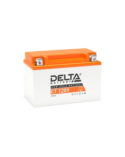 Delta CT 1209. Аккумулятор герметичный свинцово-кислотный стартерный. Delta в Новошахтинске