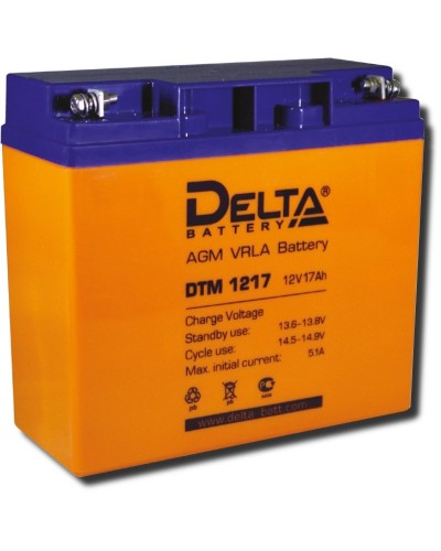 Delta DTM 1217. Аккумулятор герметичный свинцово-кислотный. Delta в Новошахтинске