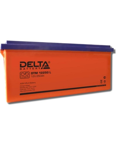 Delta DTM 12250 L. Аккумулятор герметичный свинцово-кислотный. Delta в Новошахтинске