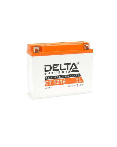 Delta CT 1216. Аккумулятор герметичный свинцово-кислотный стартерный. Delta в Новошахтинске