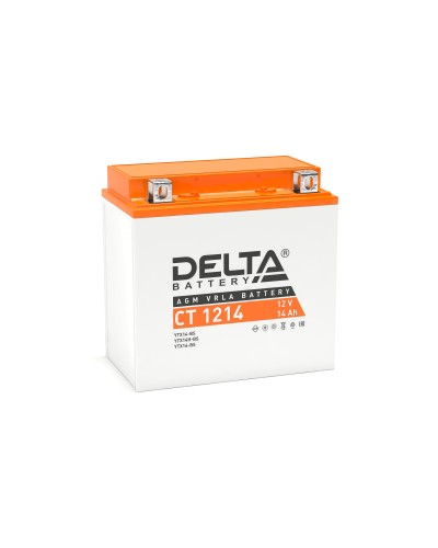Delta CT 1214. Аккумулятор герметичный свинцово-кислотный стартерный. Delta в Новошахтинске