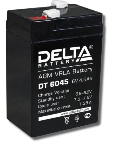 Delta DT 6045. Аккумулятор герметичный свинцово-кислотный. Delta в Новошахтинске