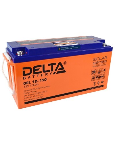 Delta GEL 12-150. Аккумулятор герметичный свинцово-кислотный. Delta в Новошахтинске