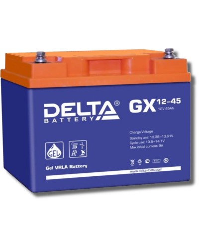 Delta GX 12-45. Аккумулятор герметичный свинцово-кислотный. Delta в Новошахтинске