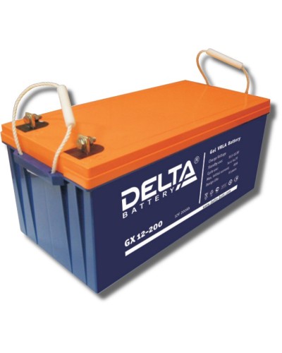 Delta GX 12-200. Аккумулятор герметичный свинцово-кислотный. Delta в Новошахтинске
