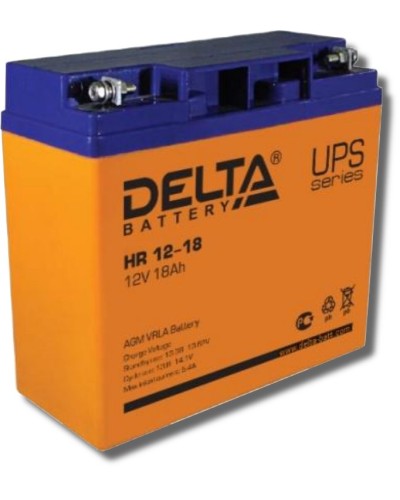 Delta HR 12-18. Аккумулятор герметичный свинцово-кислотный. Delta в Новошахтинске