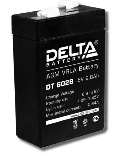 Delta DT 6028. Аккумулятор герметичный свинцово-кислотный. Delta в Новошахтинске