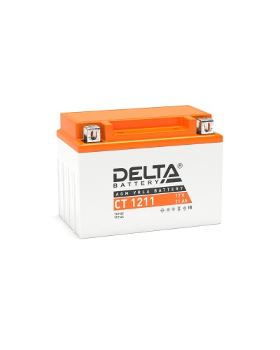 Delta CT 1211. Аккумулятор герметичный свинцово-кислотный стартерный. Delta в Новошахтинске