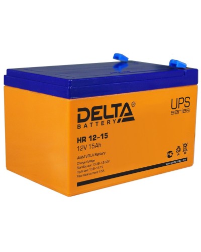 Delta HR 12-15. Аккумулятор герметичный свинцово-кислотный. Delta в Новошахтинске