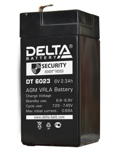 Delta DT 6023 (75мм). Аккумулятор герметичный свинцово-кислотный. Delta в Новошахтинске