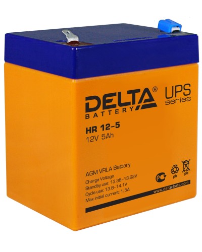 Delta HR 12-5. Аккумулятор герметичный свинцово-кислотный. Delta в Новошахтинске