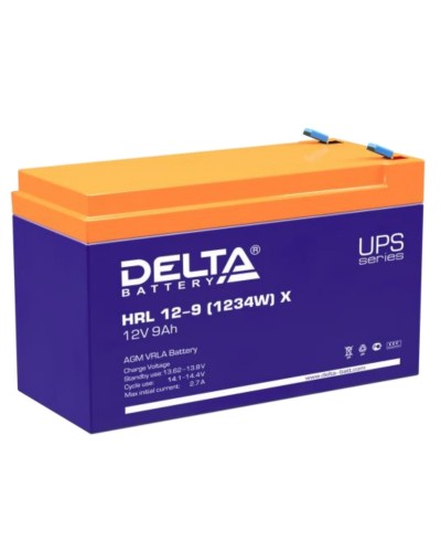 Delta HRL 12-9 X (1234W). Аккумулятор герметичный свинцово-кислотный. Delta в Новошахтинске