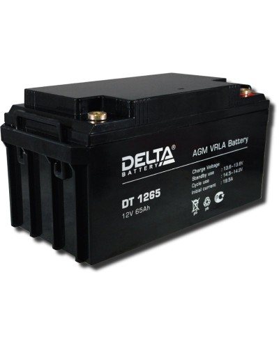 Delta DT 1265. Аккумулятор герметичный свинцово-кислотный. Delta в Новошахтинске