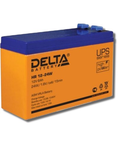 Delta HR 12-24 W. Аккумулятор герметичный свинцово-кислотный. Delta в Новошахтинске