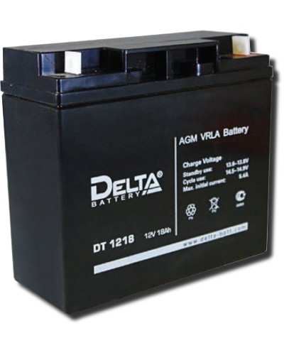Delta DT 1218. Аккумулятор герметичный свинцово-кислотный. Delta в Новошахтинске