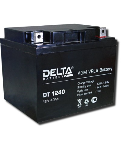 Delta DT 1240. Аккумулятор герметичный свинцово-кислотный. Delta в Новошахтинске