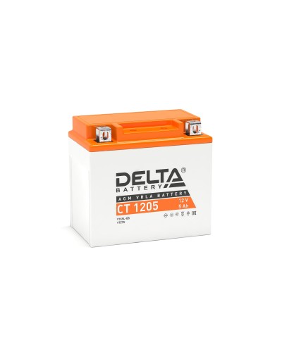 Delta CT 1205. Аккумулятор герметичный свинцово-кислотный стартерный. Delta в Новошахтинске