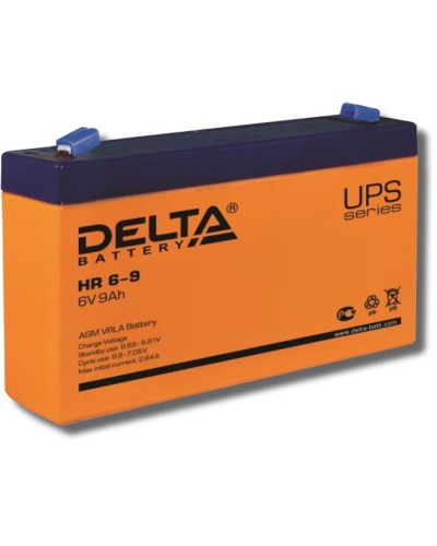 Delta HR 6-9. Аккумулятор герметичный свинцово-кислотный. Delta в Новошахтинске