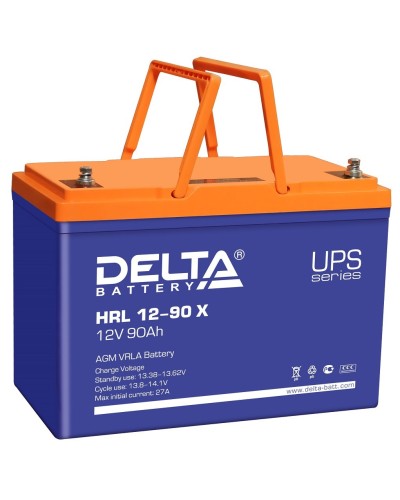 Delta HRL 12-90 X. Аккумулятор герметичный свинцово-кислотный. Delta в Новошахтинске