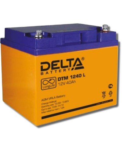 Delta DTM 1240 L. Аккумулятор герметичный свинцово-кислотный. Delta в Новошахтинске