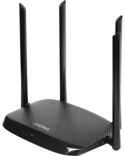 DWR-AC1201 AC1200 10/100BASE-TX черный. Роутер беспроводной. Digma в Новошахтинске