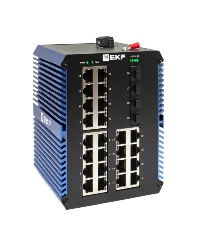 TSX-U-4GX/SFP-24GTP. Промышленный неуправляемый коммутатор. EKF в Новошахтинске