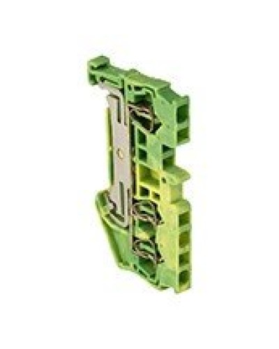 JXB-ST-2.5 3-проводная, земля, желто-зеленная (plc-jxb-st-2.5-3-pen). Колодка клеммная пружинная. EKF в Новошахтинске