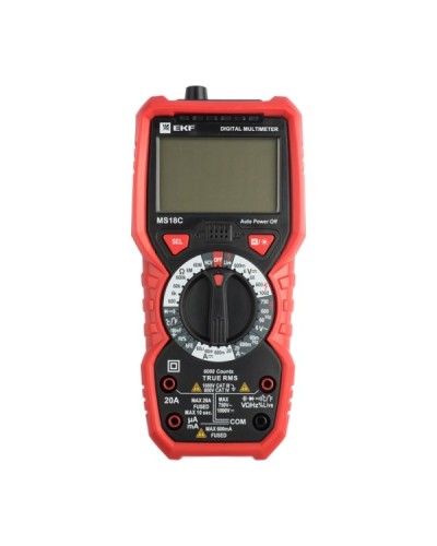 Мультиметр цифровой MS18C Expert (In-180701-pm18C). Мультиметр цифровой. EKF в Новошахтинске