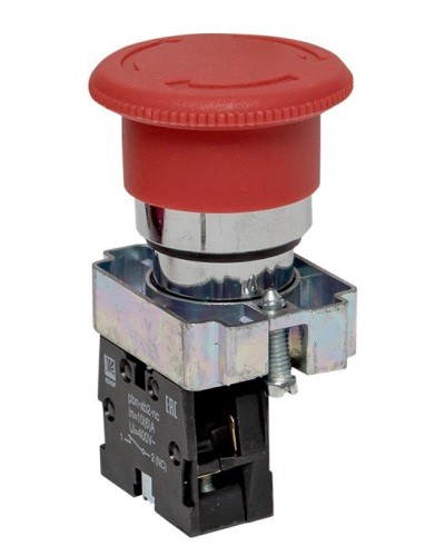 BS542 поворотная красная грибок NC (xb2-bs542). Кнопка поворотная красная грибок. EKF в Новошахтинске