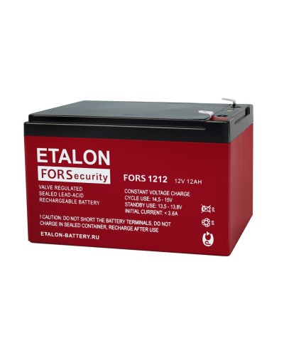 ETALON FORS 1212. Аккумулятор герметичный свинцово-кислотный. ETALON в Новошахтинске