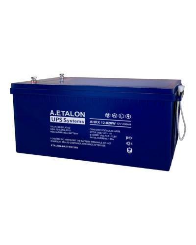 A.ETALON AHRX 12-820W (120). Аккумулятор герметичный свинцово-кислотный. ETALON в Новошахтинске