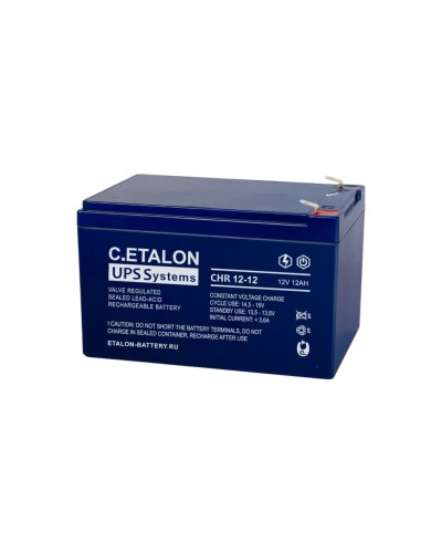 C.ETALON CHR 12-12. Аккумулятор герметичный свинцово-кислотный. ETALON в Новошахтинске