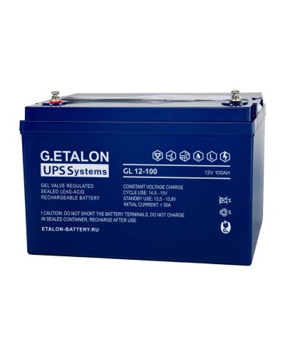 G.ETALON GL 12-100. Аккумулятор герметичный свинцово-кислотный. ETALON в Новошахтинске