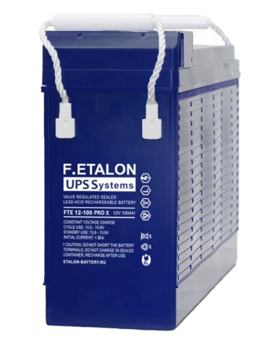 F.ETALON FTE 12-100 PRO X. Аккумулятор герметичный свинцово-кислотный. ETALON в Новошахтинске