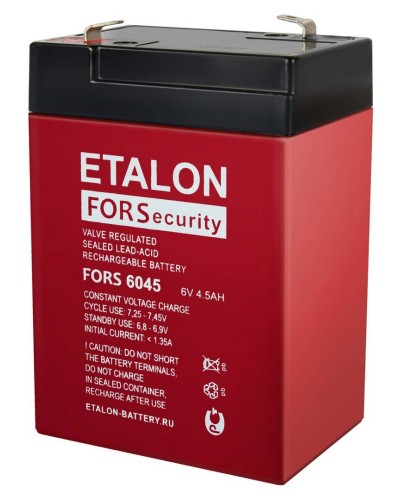 ETALON FORS 6045. Аккумулятор герметичный свинцово-кислотный. ETALON в Новошахтинске